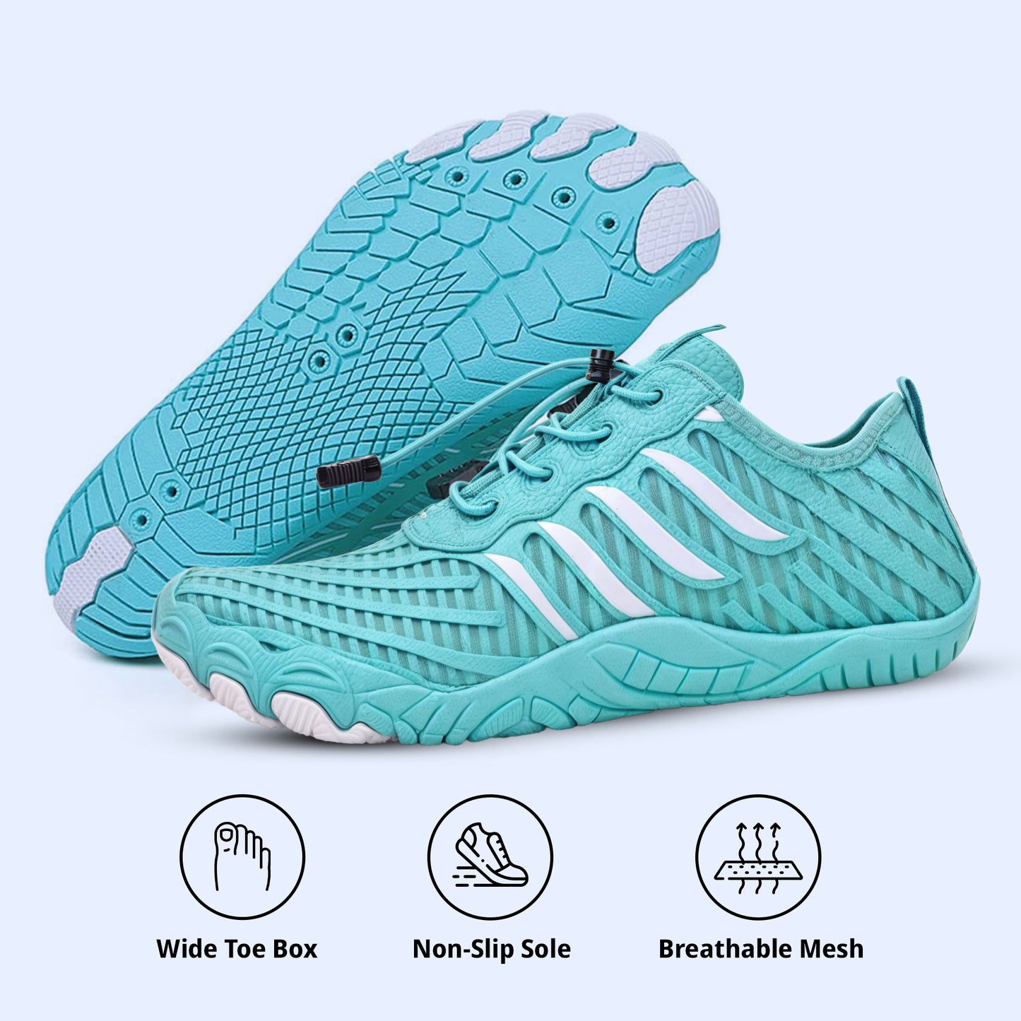 Non-Slip Barefoot Shoes for Healthy Feet (Unisex) + FREE Shoe Cleaning Brush