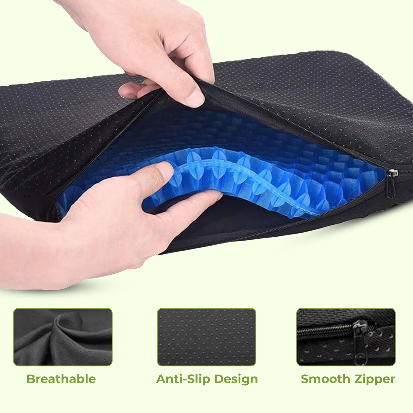 Honeycomb Gel Seat Cushion for Chairs – All-day Comfort while Working