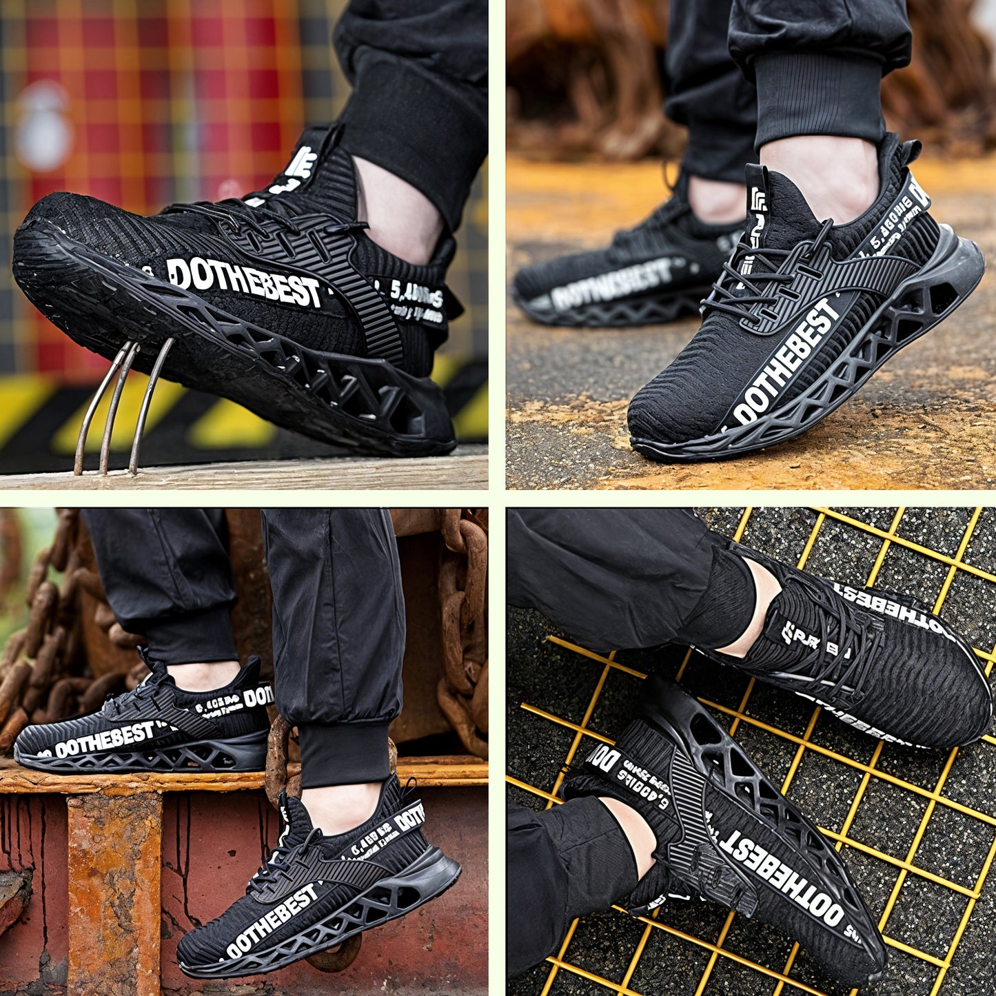 Ultra-Light Breathable Steel Toe Shoes