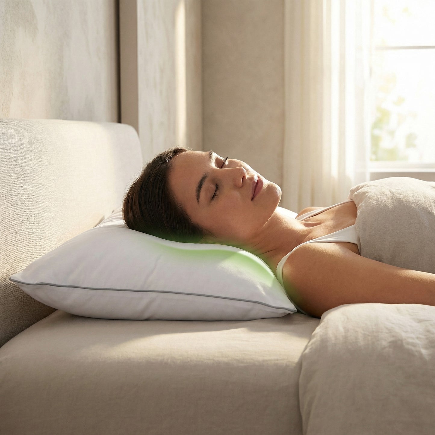 Luxury Hotel Bed Pillow – Down Alternative & Goose Feather Cooling Pillow