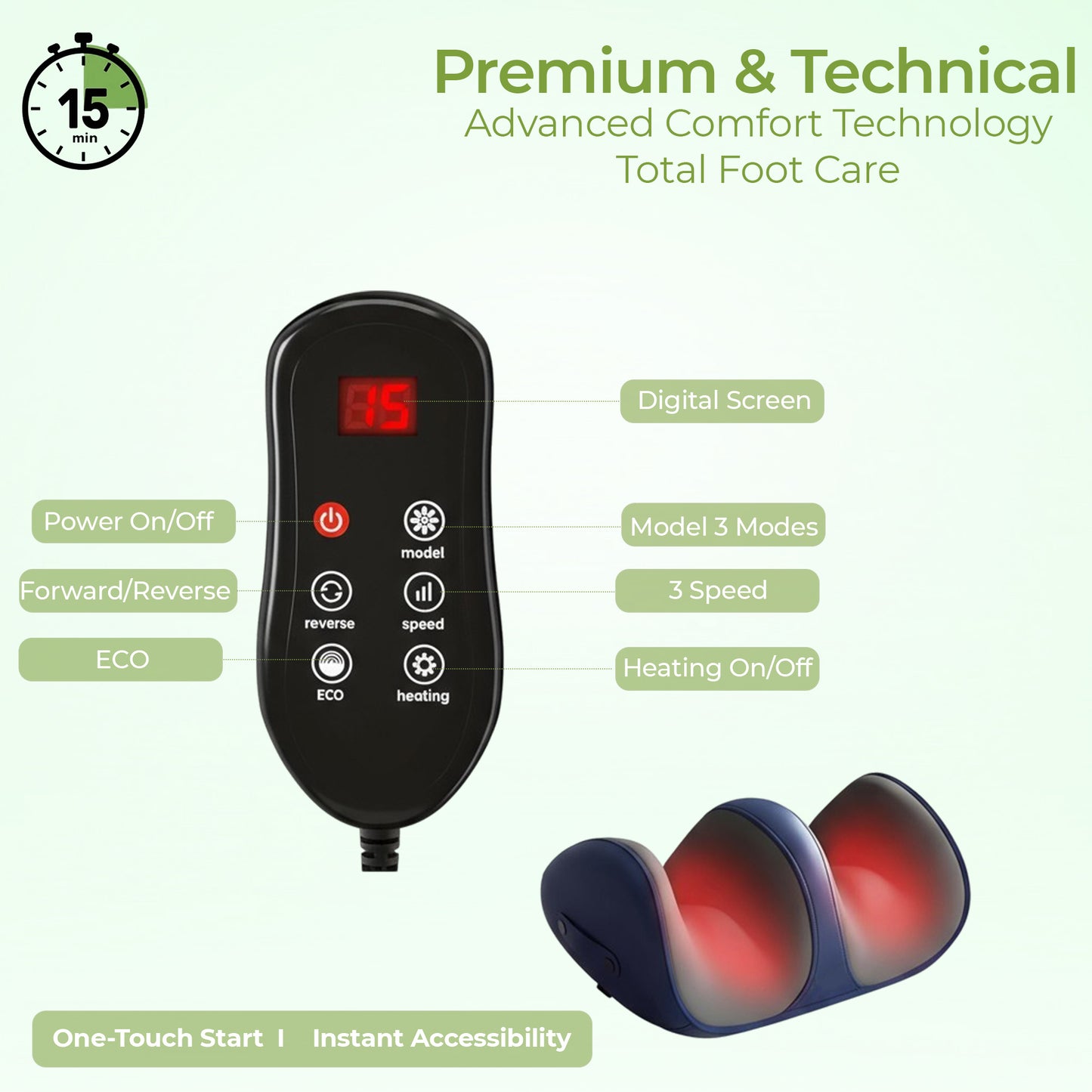 Large Foot Massager Machine – Relaxing Knead for Home Use