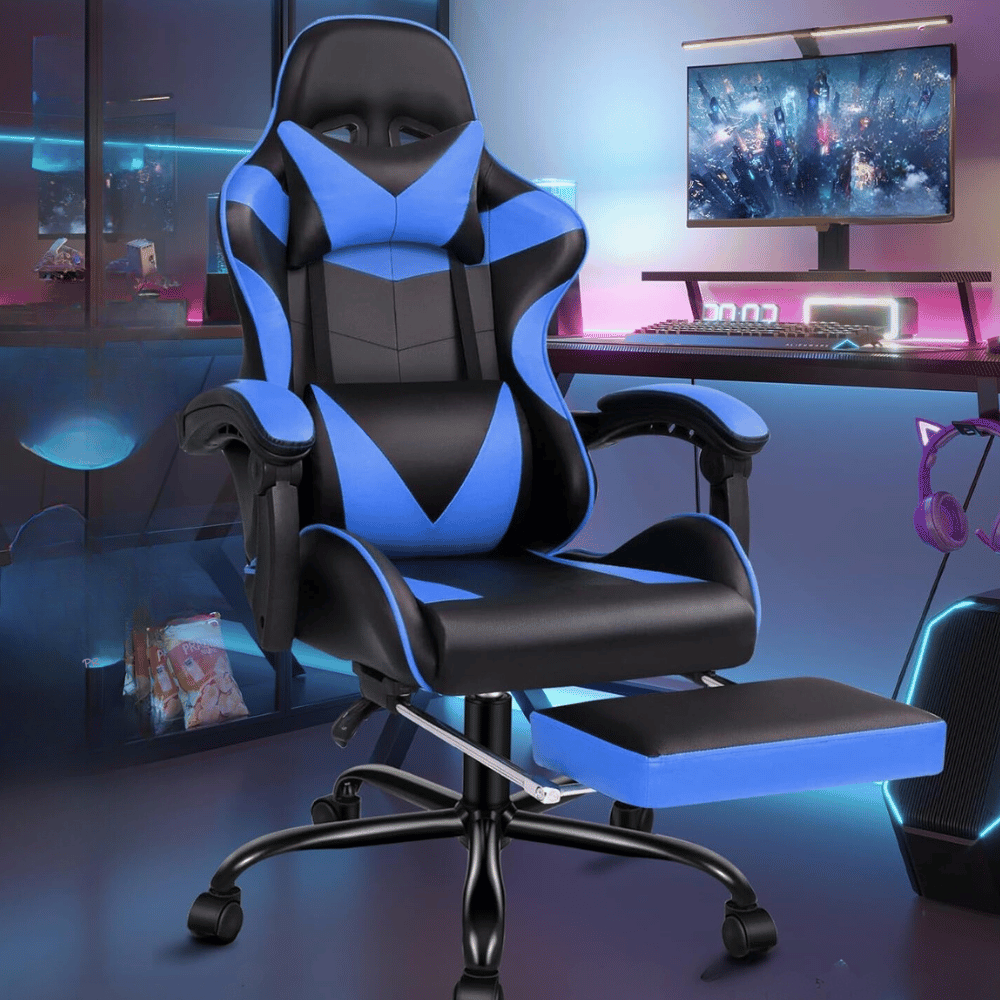 Best Gaming Recliner Gaming Chair And Footrest Ergonomic Gaming