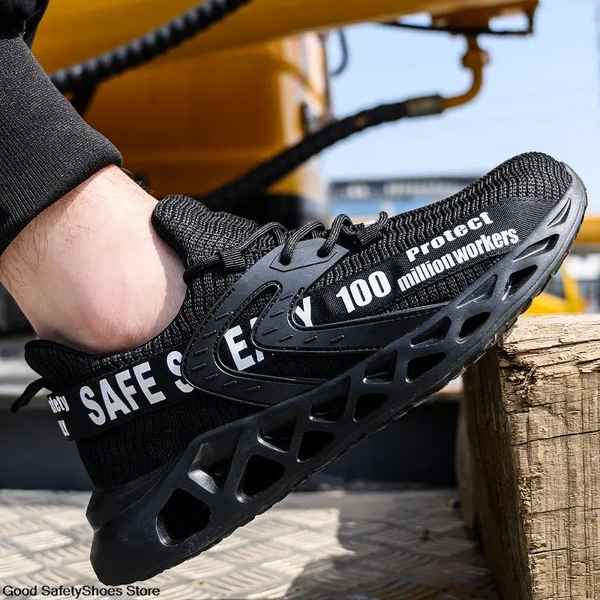 Ultra-Light Breathable Steel Toe Anti-slip Shoes