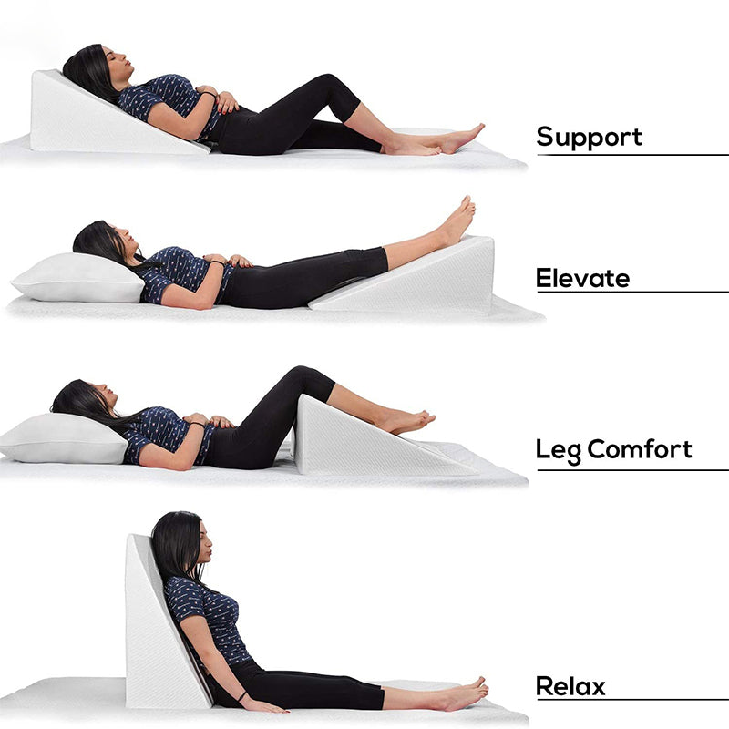 Back Pillow - WEDGE PILLOW FOR BACK & LEGS