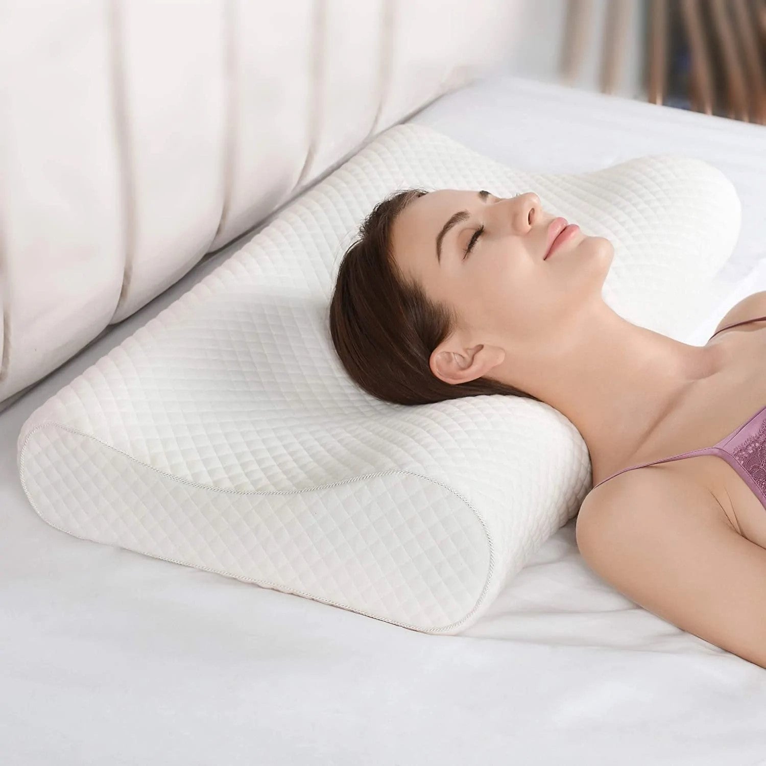 How to use pillow for neck pain best sale