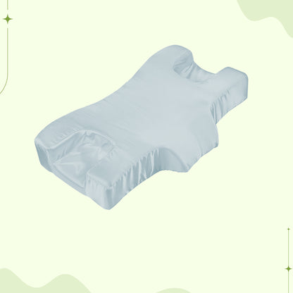 2 in 1 Beauty & Neck Relaxing Pillow with Satin Pillowcase