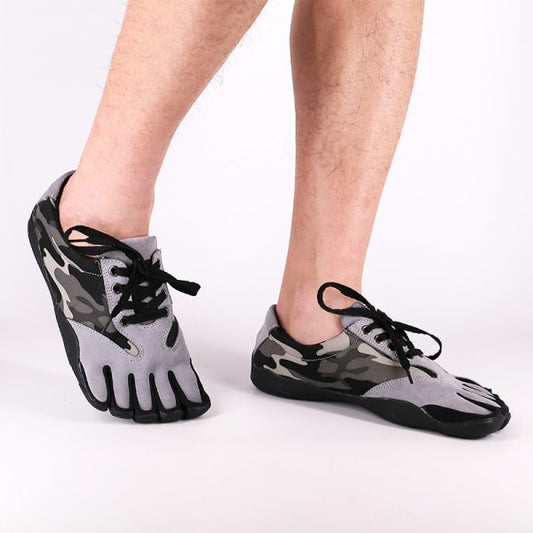 Lightweight Barefoot Five Finger Shoes - Breathable mesh keeps feet cool