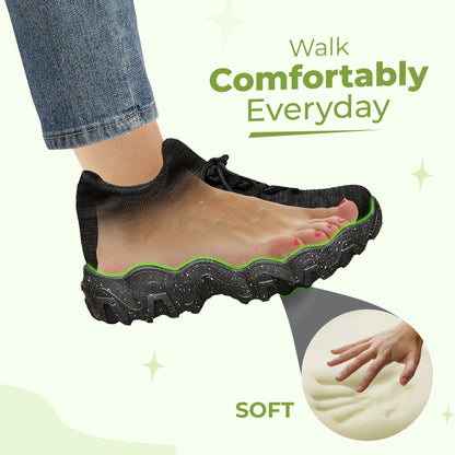 Women All-Day Comfort Stretch Shoes - Cozy Fit & Feather Soft Design