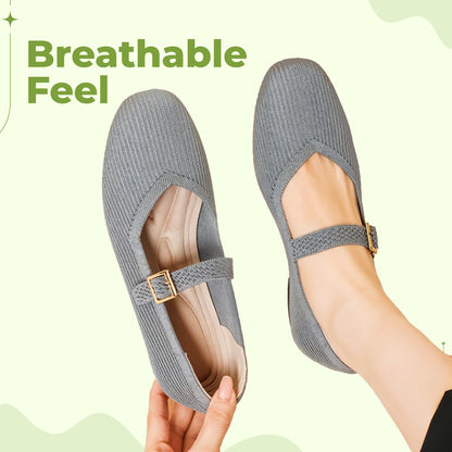 Women Cushy Square-Toe Sandals - Elegant Style for Everyday Wear