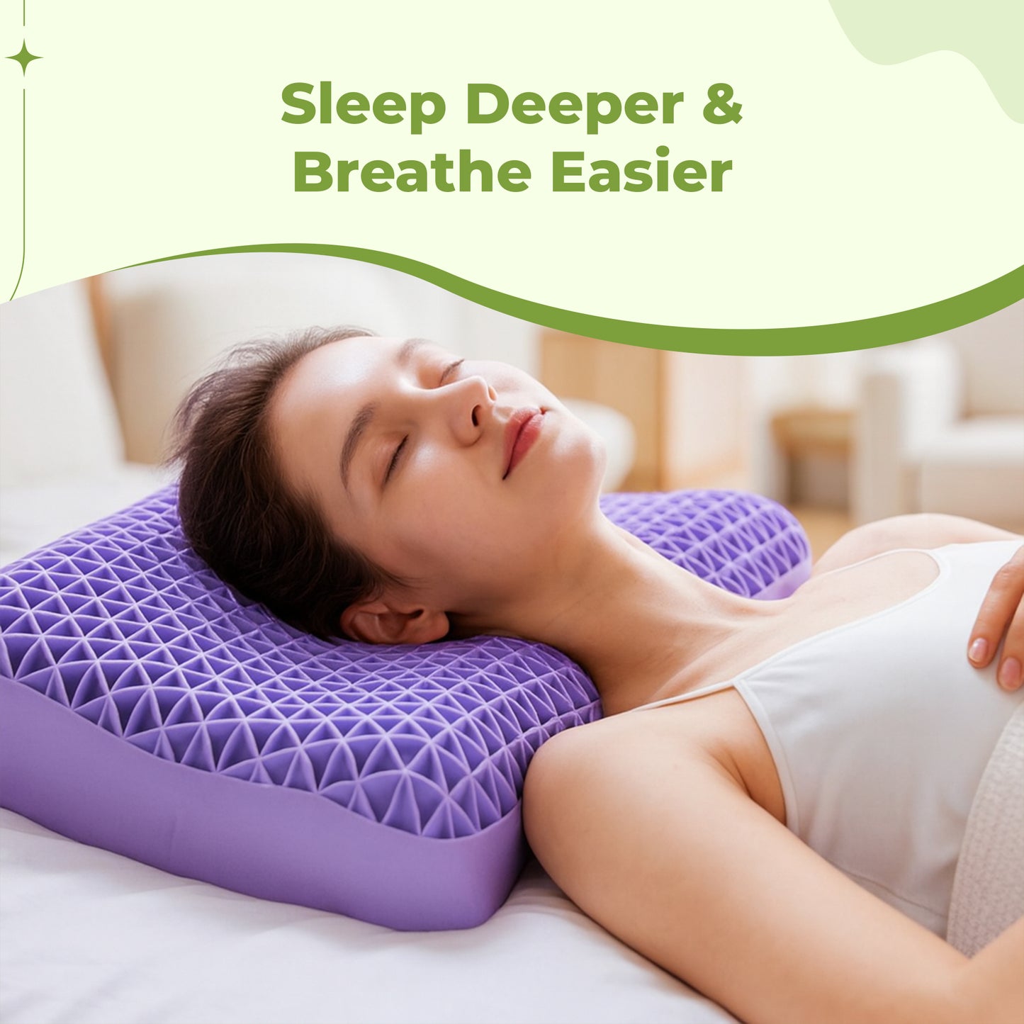 Pectin Pillow - Ergonomic Support for Better Sleep