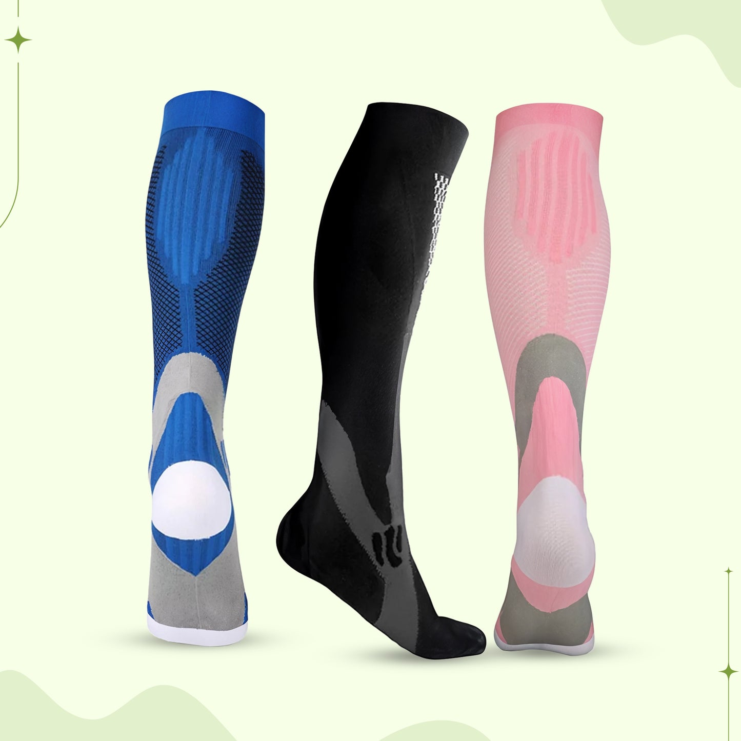 Compression Socks - All Day Wear Socks & Relief for Lower Legs Discomfort