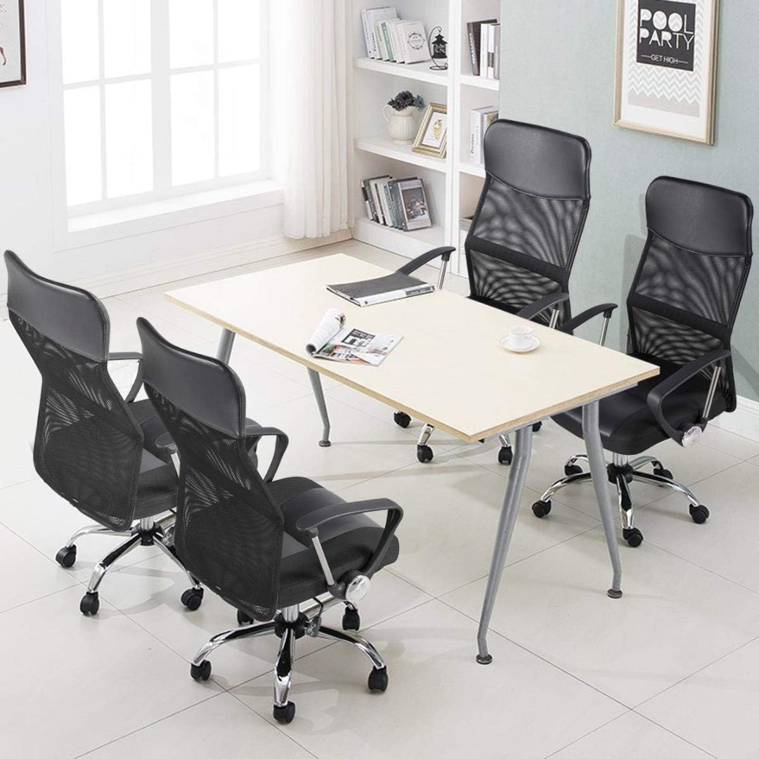 High Back Office Chair - High resilience foam padding