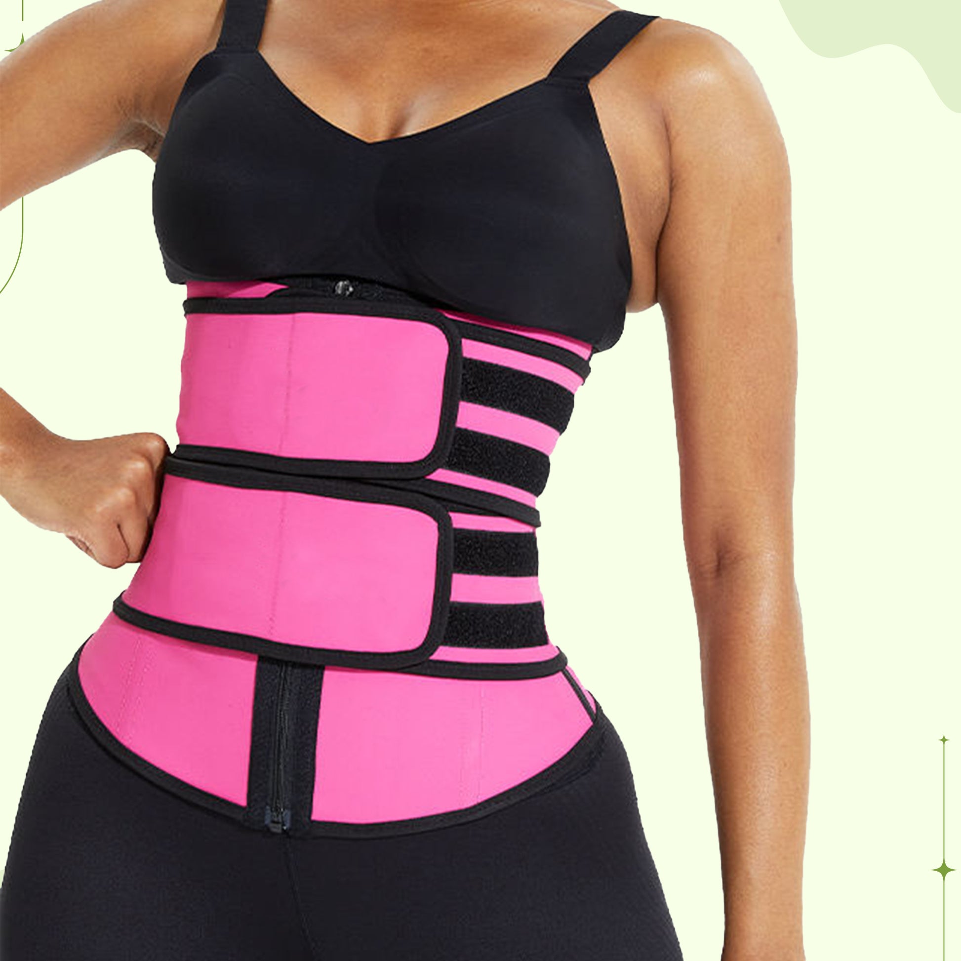 Sweat Belt Waist Trainer Tummy Control Belt for Women – Pain