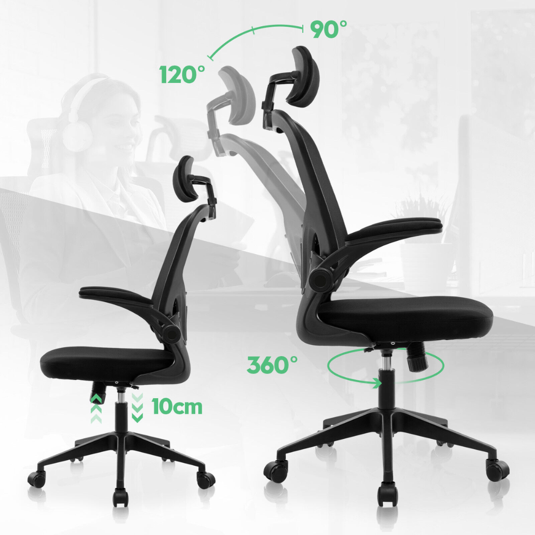 Modern Look Mesh Office Chair - Pneumatic seat height adjustment