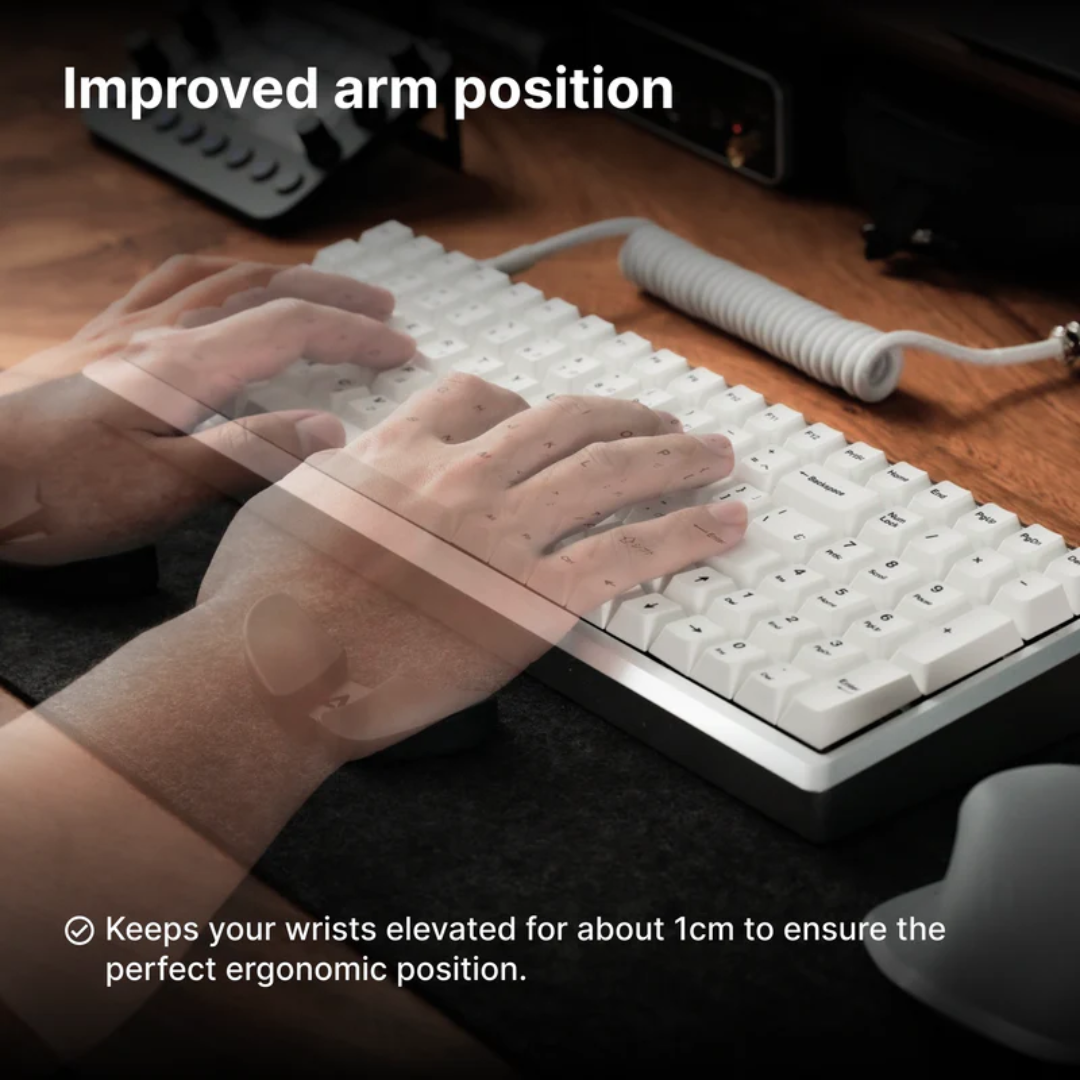 Ergonomic Wrist Rest - Perfect for long typing sessions