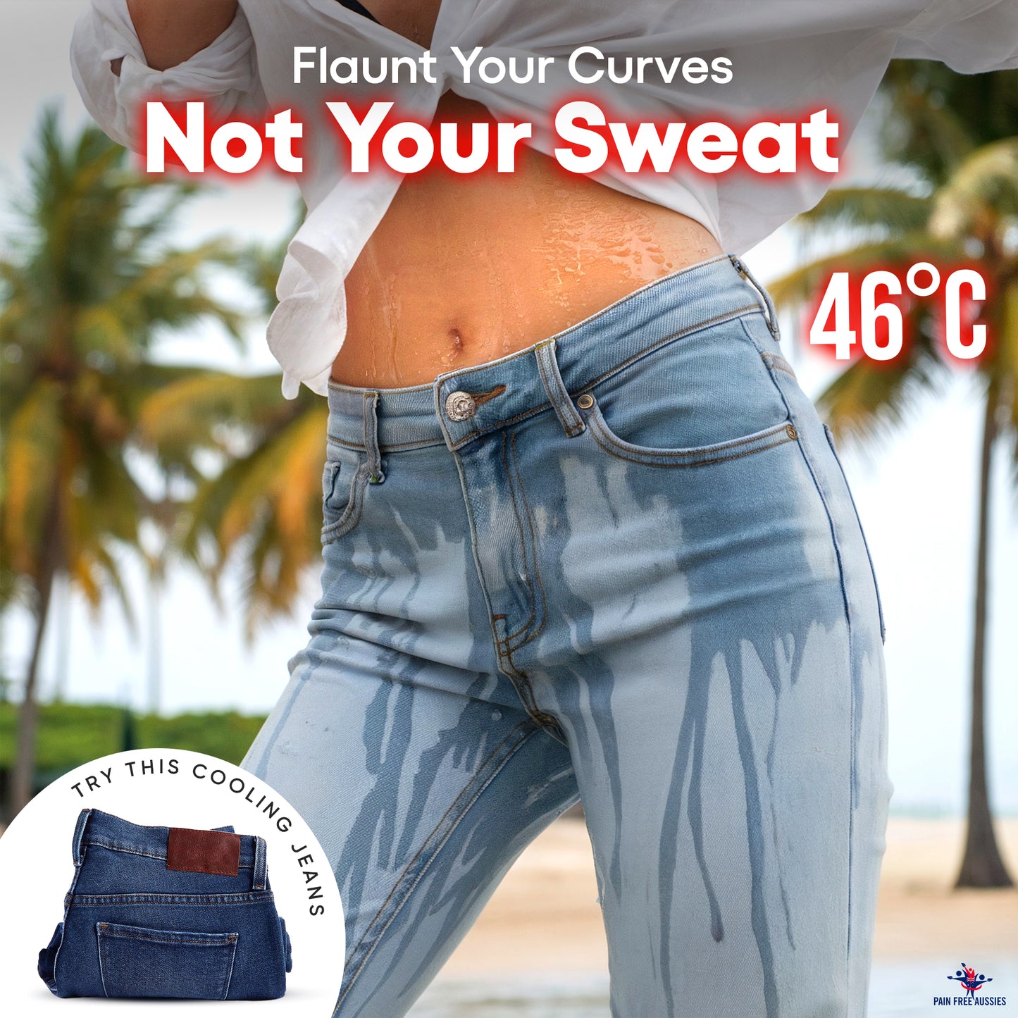 Women’s Slim Fitted Jeans - Ultra-lightweight for Summer