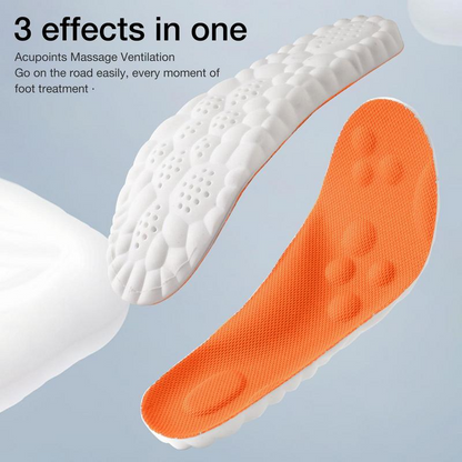 Cloud Massage Anti-Slip Insoles - Soft, Breathable and Sweat-Wicking