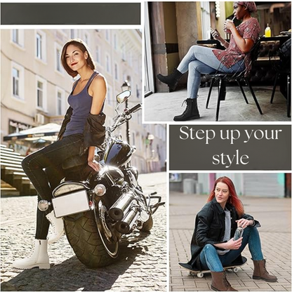 Women's Ankle Boots - Waterproof Uppers, Weather-Ready Wear