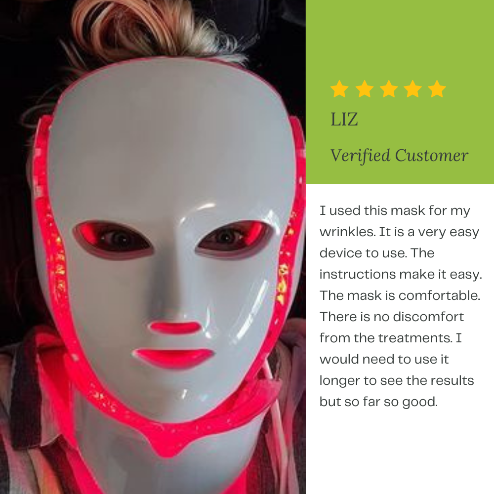 Light Therapy LED Mask for Face & Neck