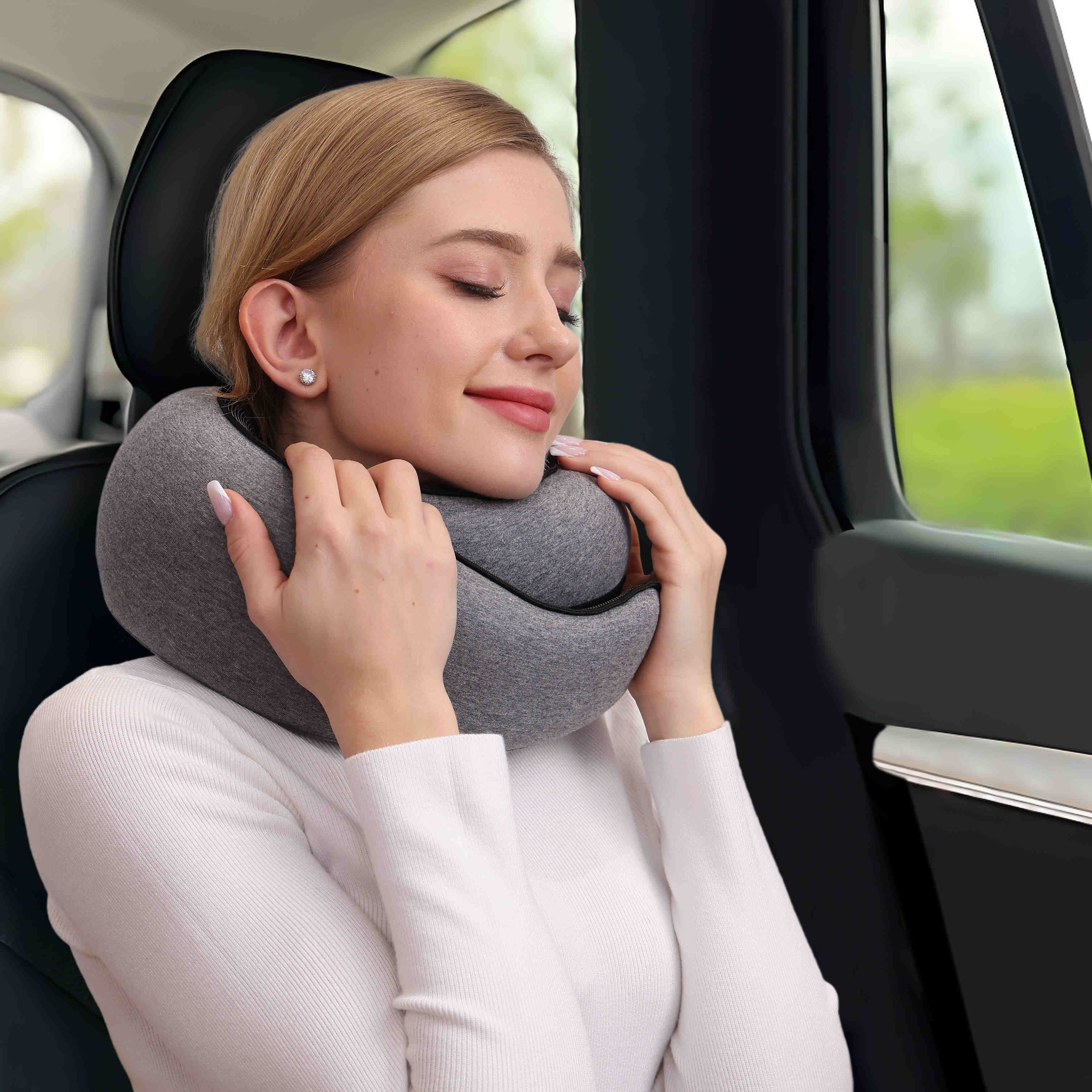 Travel Neck Pillow for Long Flights Australia Ergonomic Travel Pillow Pain Free Aussies