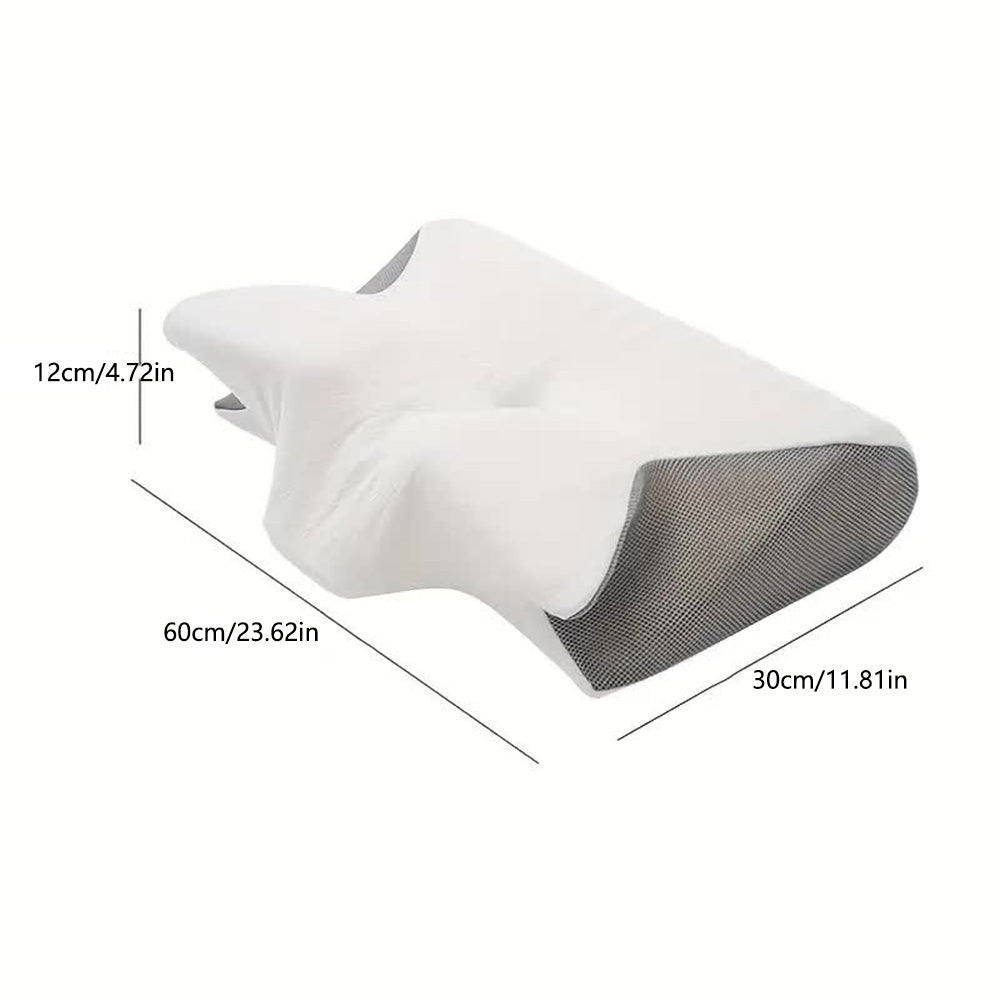 Butterfly Shape Pillow with Armrests - Ideal for Side and Back Sleepers