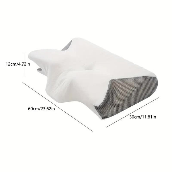 Butterfly Shape Pillow with Armrests - Ideal for Side and Back Sleepers