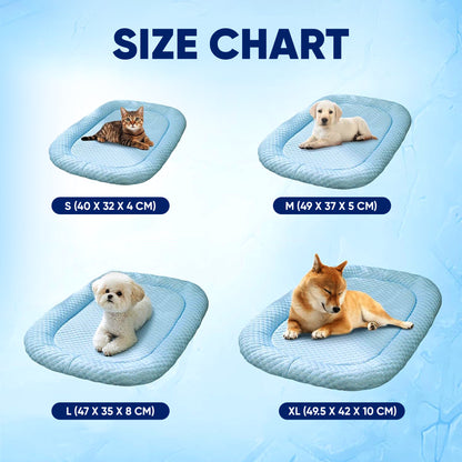 Ice-Silk Cooling Pet Bed