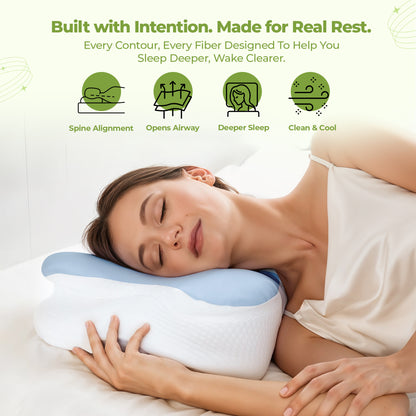 Butterfly Memory Foam Neck Pillow 2.0 - Upgraded Design