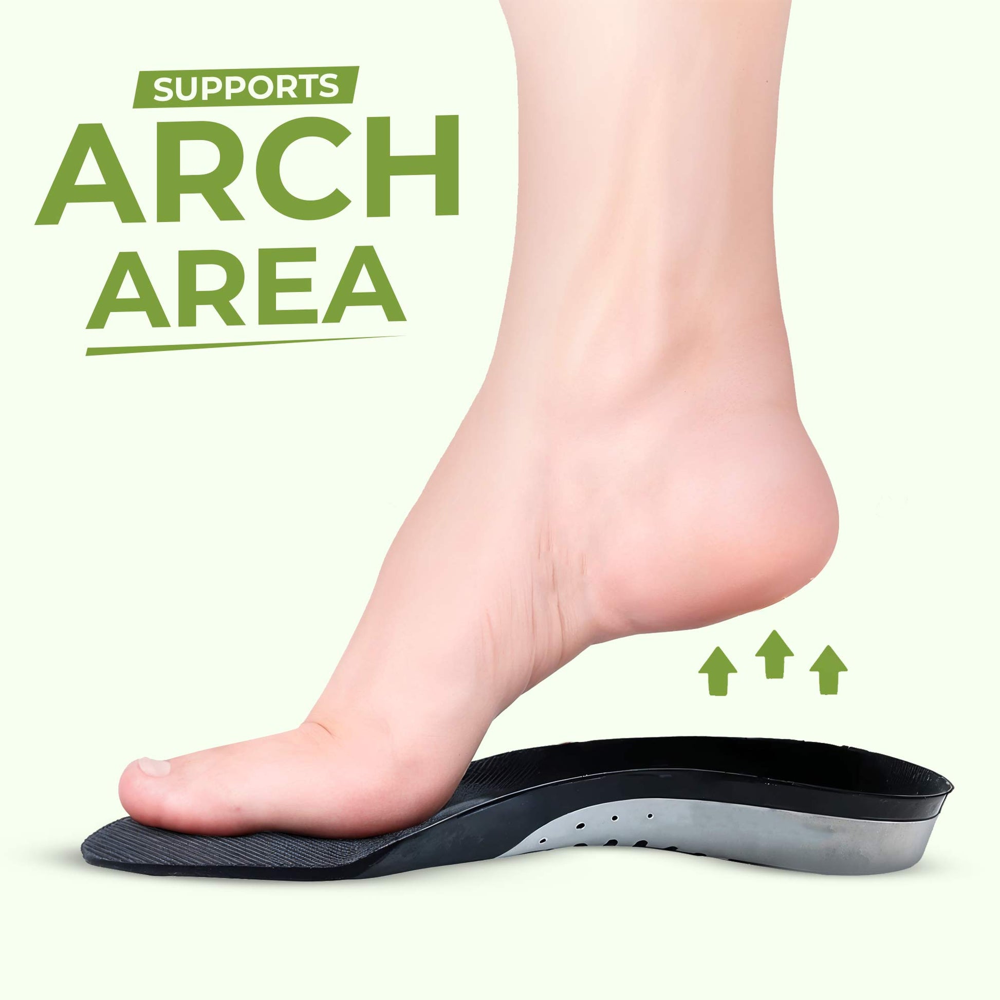 Functional Gel Insole Shoe Pads Adjustable Arch Insoles for