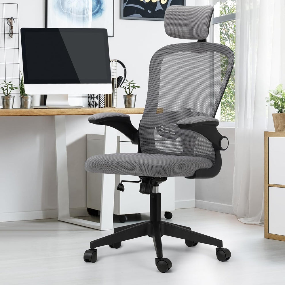 Modern Look Mesh Office Chair - Pneumatic Seat Height Adjustment ...