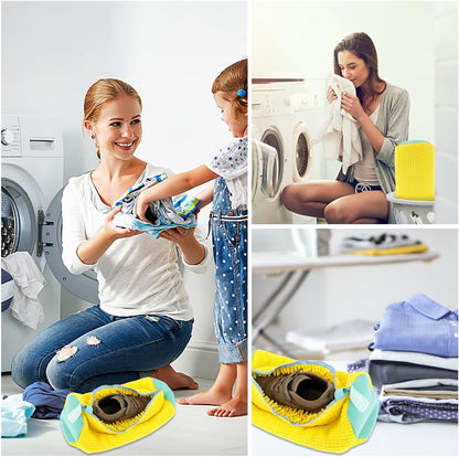 Zippered Shoe Laundry Bag - Reusable and Portable Washing Machine Shoe Washing Bag for all kind of Shoes