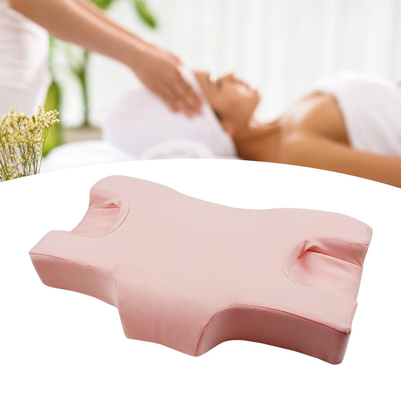 Neck Relaxing Silk Pillowcase pink color