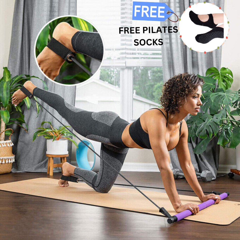 Multi Functional Stretched Pilates Bar | Portable Home Workout ...