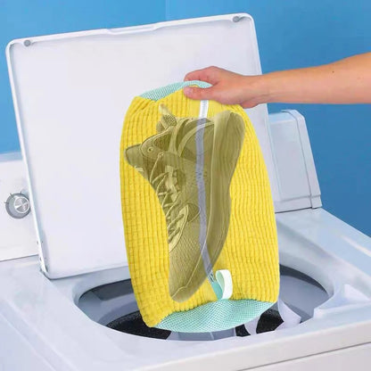 Zippered Shoe Laundry Bag - Reusable and Portable Washing Machine Shoe Washing Bag for all kind of Shoes