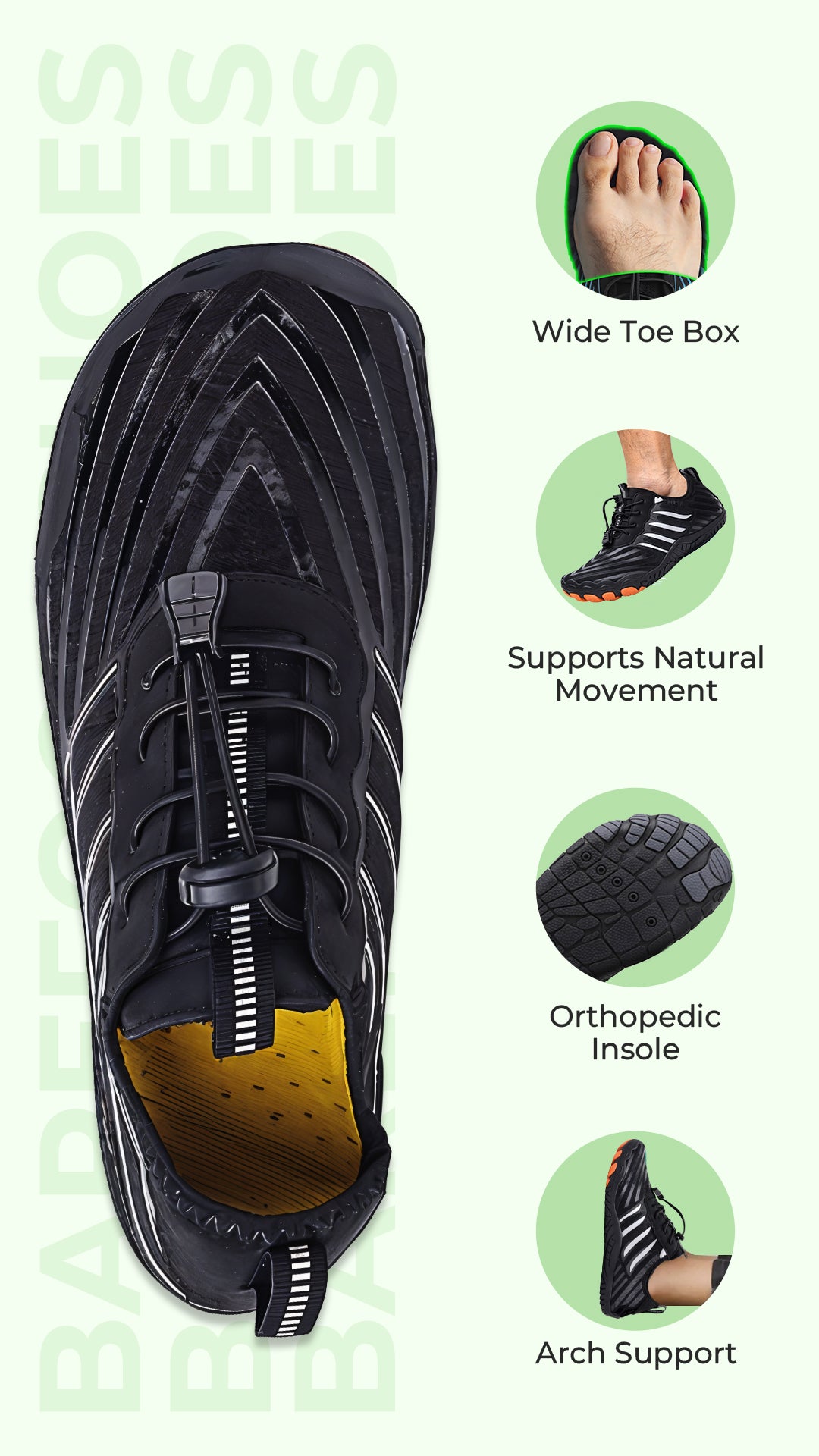 Barefoot Shoe Feature