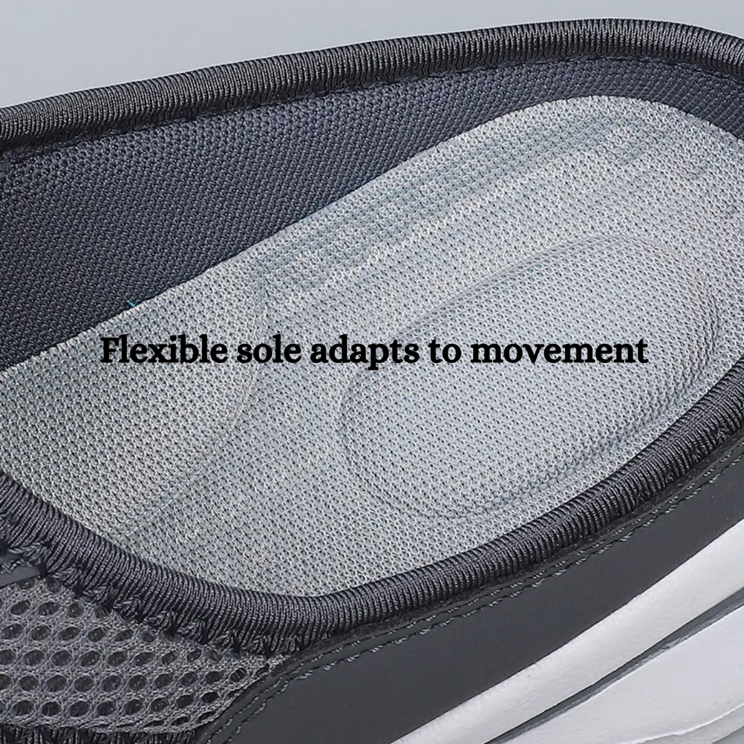 Unisex Slip On Sports Shoes - Flexible sole adapts to movement