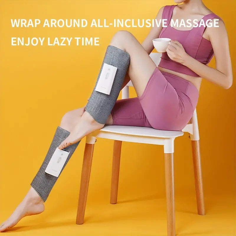 Heated Leg Massager - CALF MASSAGER WRAPS WITH AIR COMPRESSION