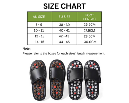 ACU-POINT SLIPPER - ACCUPRESSURE MASSAGE FOOT MASSAGER