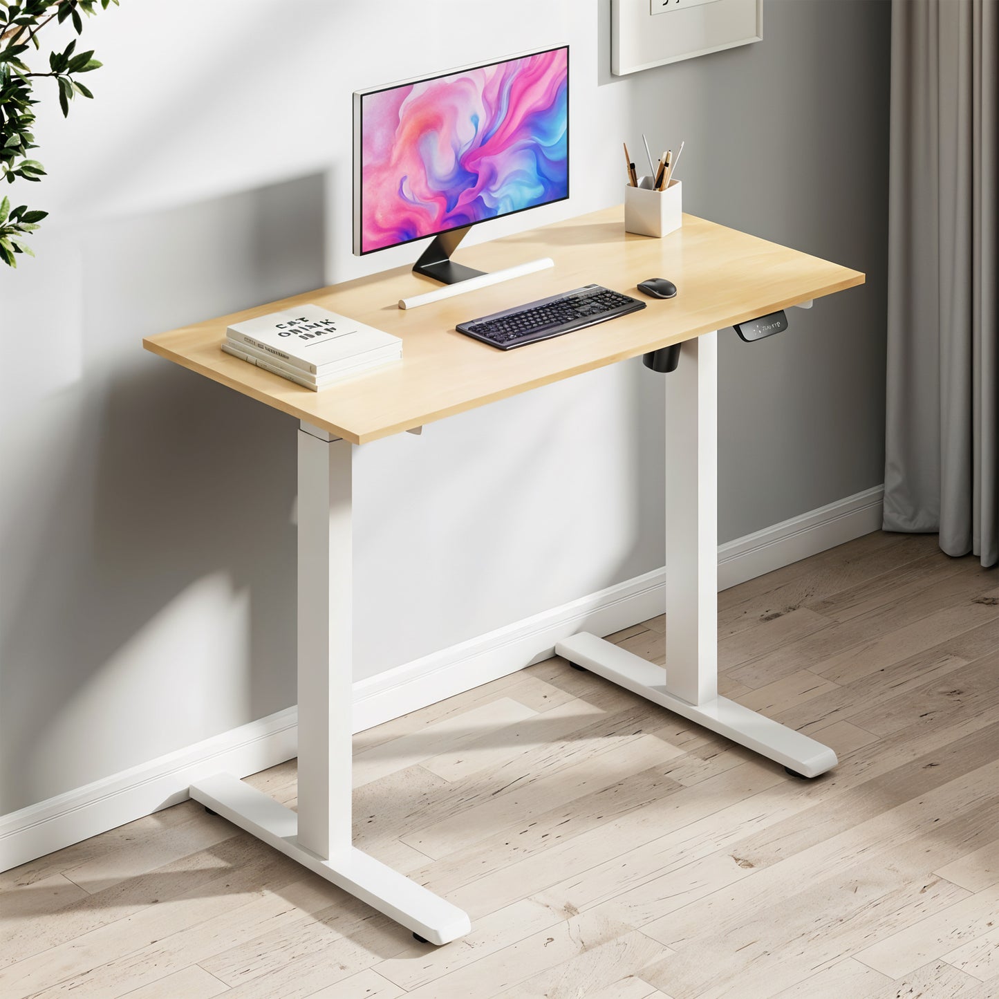 Electric Adjustable Sit-Stand Computer Table – Height-Adjustable Standing Desk
