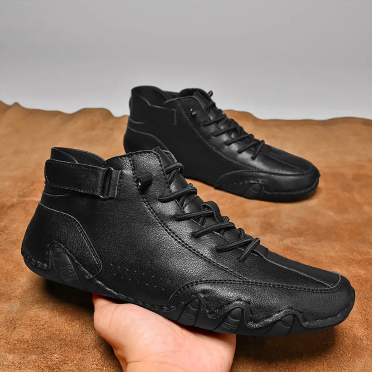 Unisex Lace-up Shoes - Barefoot & Breathable Design