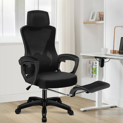 Ergonomic Mesh Chair - 150-degree back recline with locking function