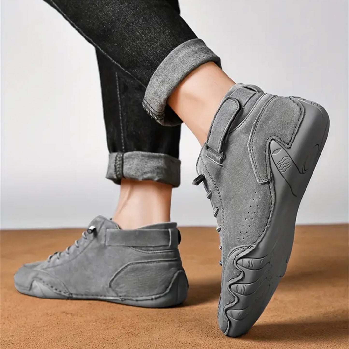 Unisex Lace-up Shoes - Barefoot & Breathable Design