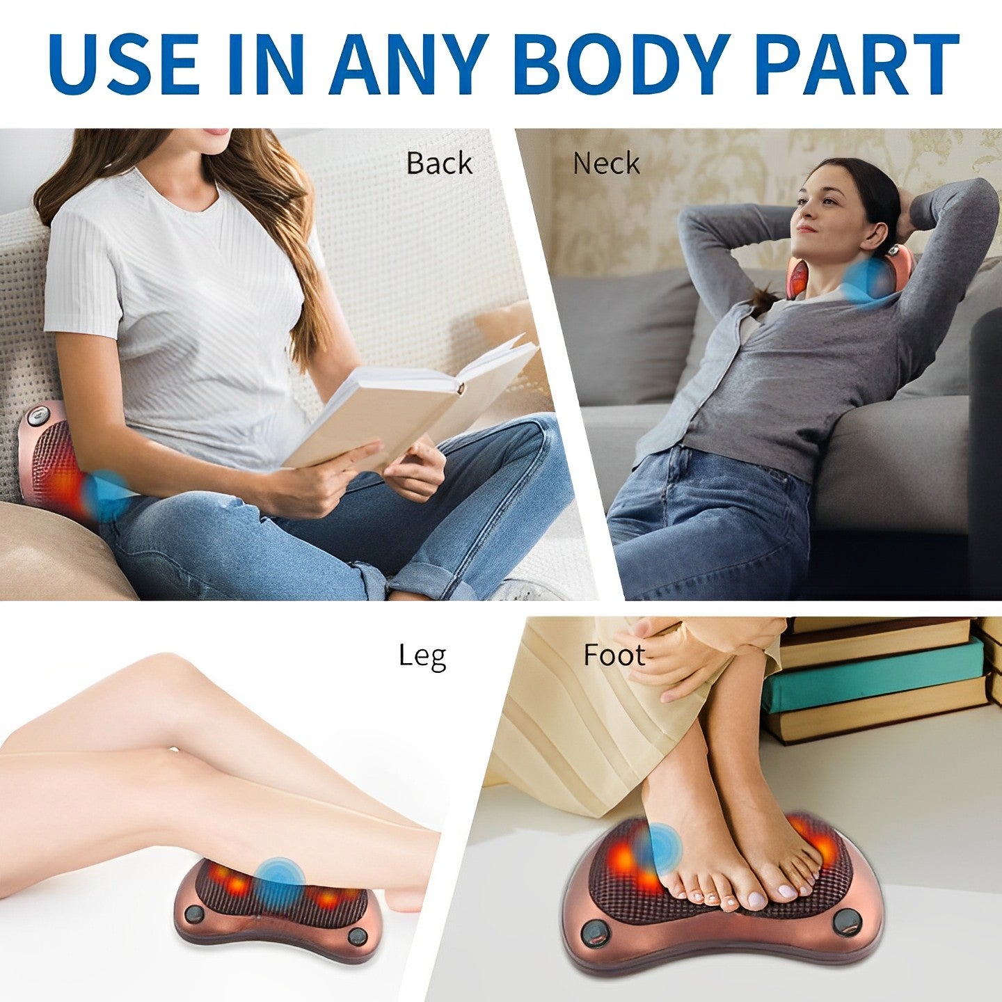 Massage pillows for neck and back best sale