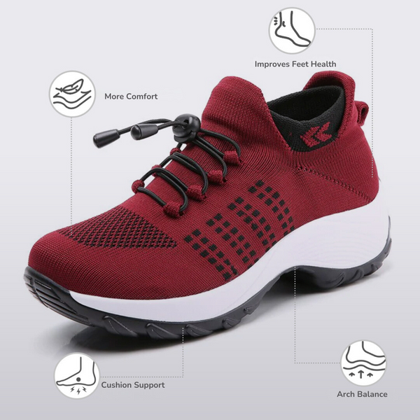 Ortho Stretch Comfort Shoes for Women Orthopedic Cushion Shoes Pain Free Aussies