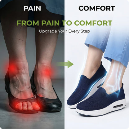 Everyday Comfort Shoes - Breathable Women Walking Shoes Slip on