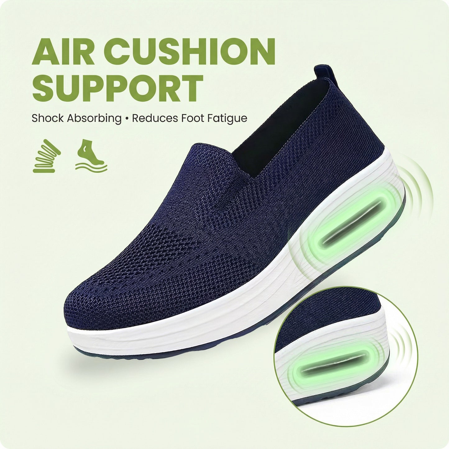 Everyday Comfort Shoes - Breathable Women Walking Shoes Slip on