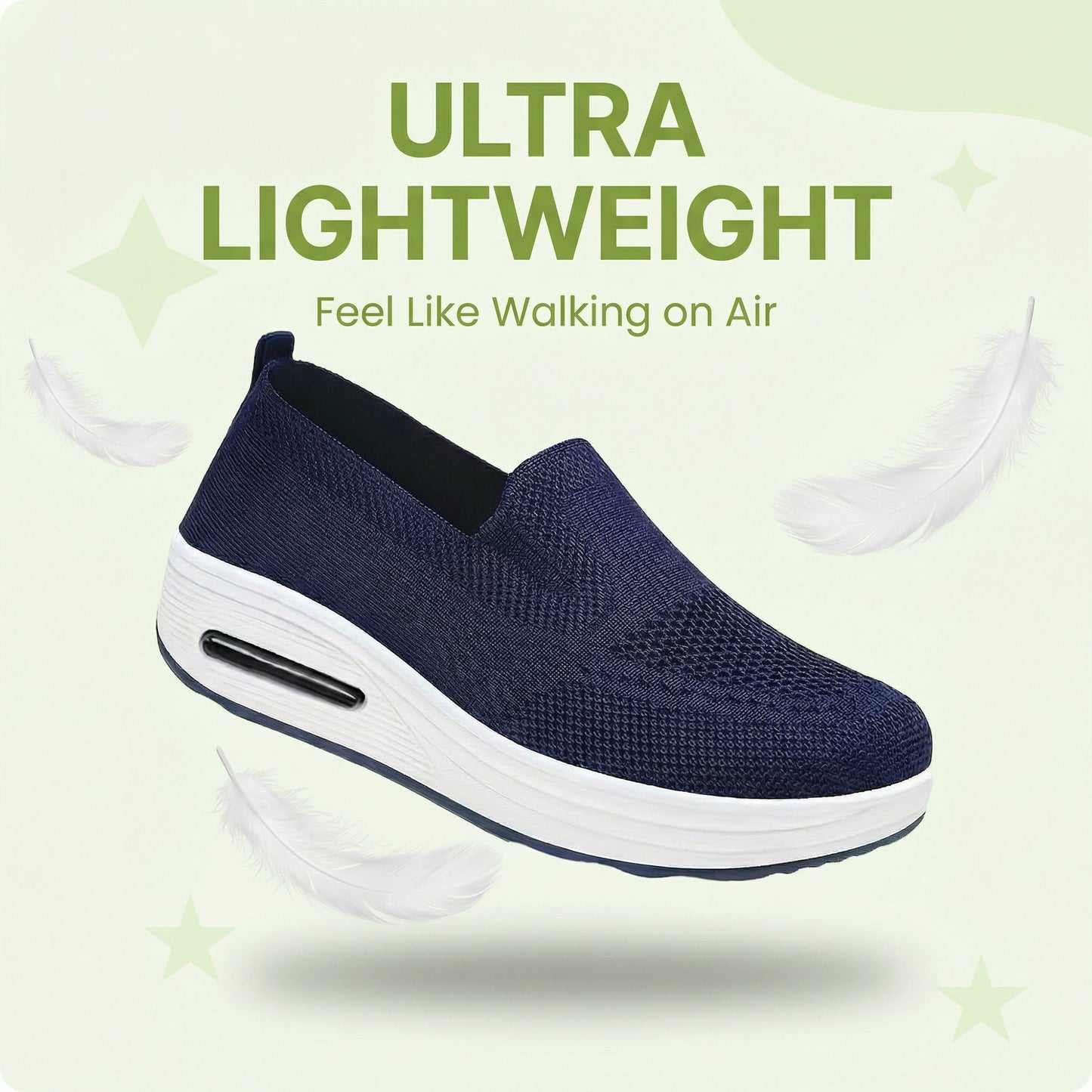 Everyday Comfort Shoes - Breathable Women Walking Shoes Slip on