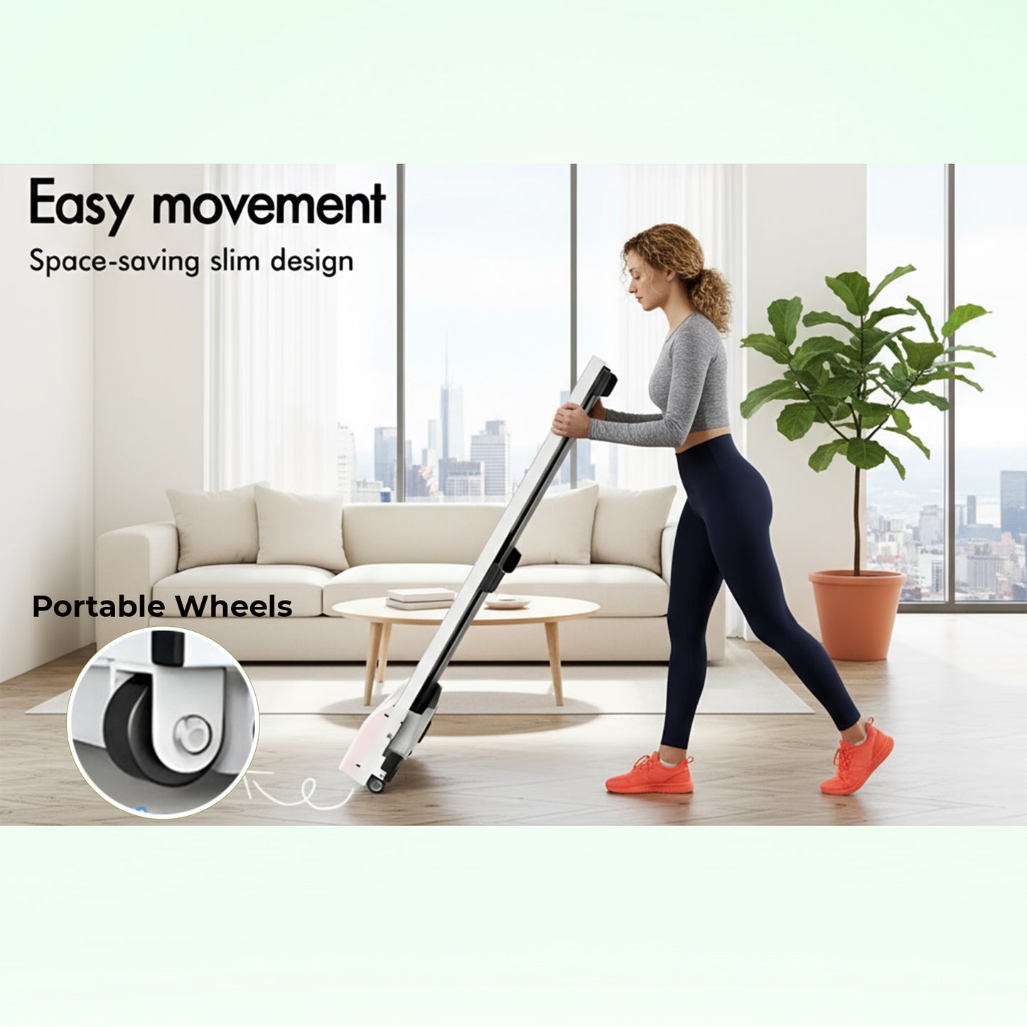 Home & Office Walking Pad – Space-Saving Electric Treadmill