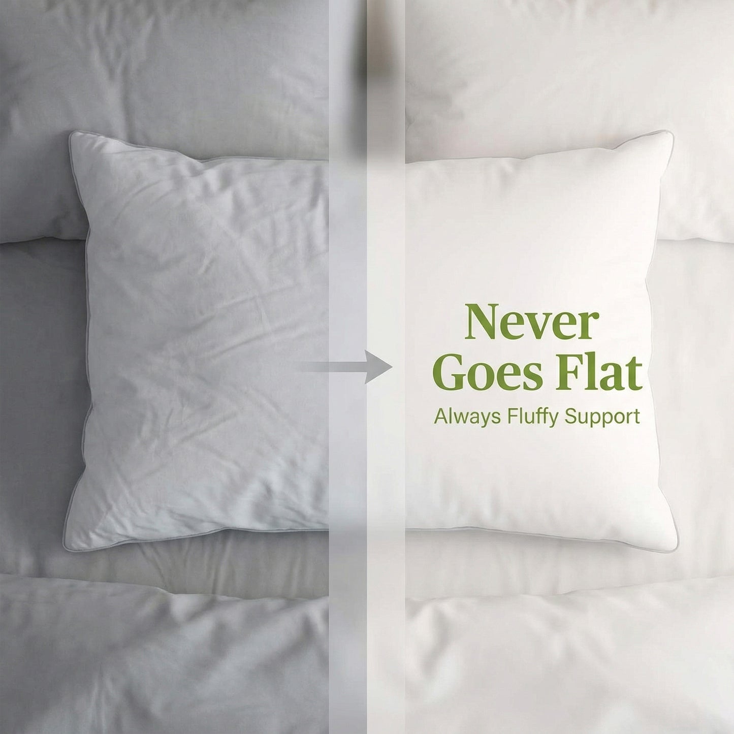 Luxury Hotel Bed Pillow –  Down Alternative & Goose Feather Cooling Pillow