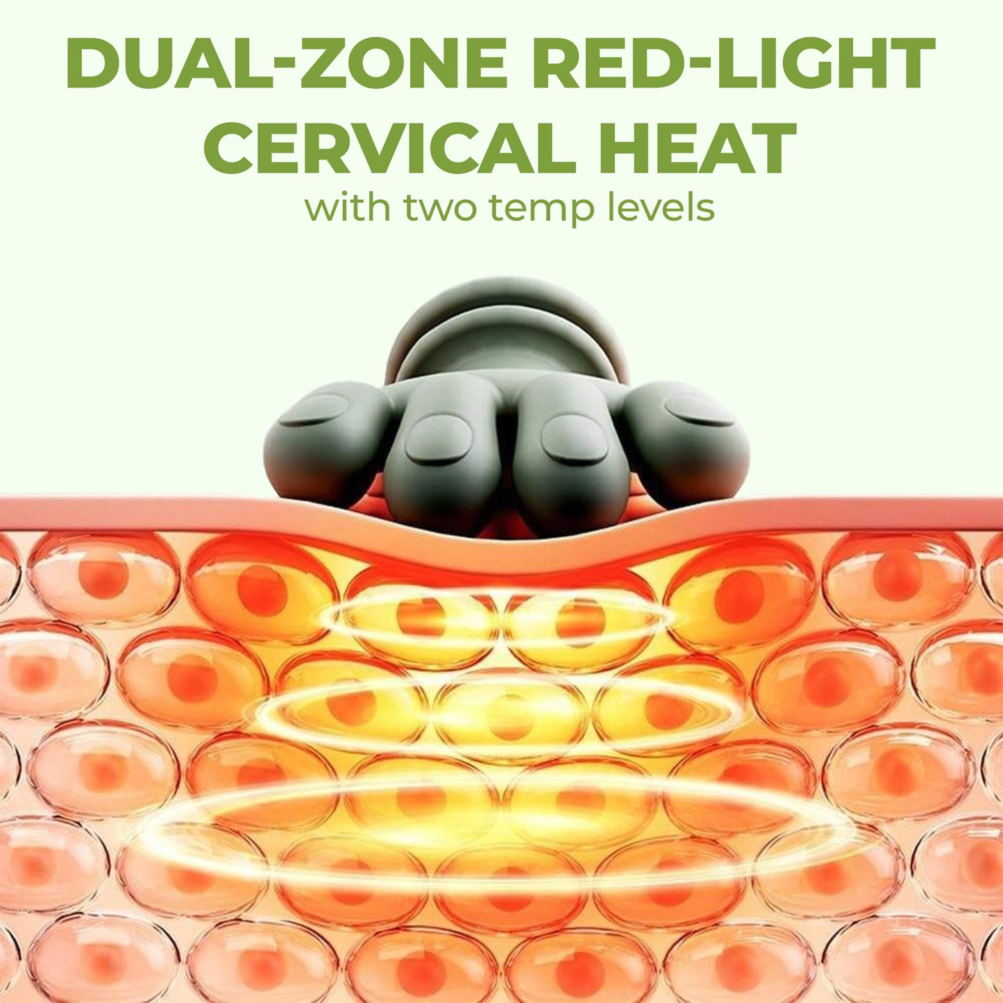 Heated Neck Massager – Wireless 4D Kneading Pillow for Relaxing Neck & Shoulder Comfort